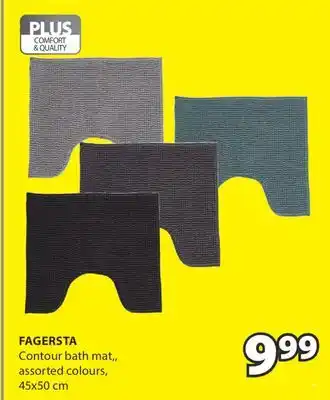 JYSK FAGERSTA Contour bath mat offer