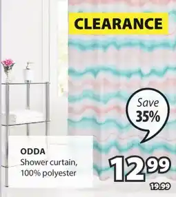 JYSK ODDA Shower curtain offer