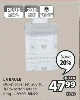 JYSK LA BAULE Duvet cover set Queen offer