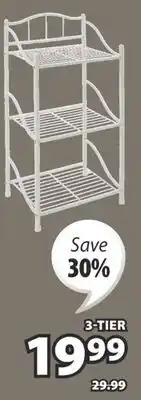 JYSK ALDEN 3-tire bathroom rack offer