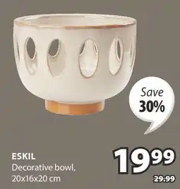 JYSK ESKIL Decorative bowl offer