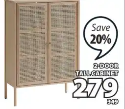 JYSK SALTVIG 2-DOOR TALL CABINET offer