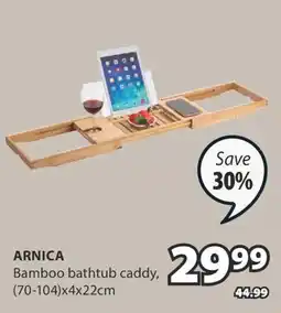 JYSK ARNICA Bamboo bathtub caddy offer