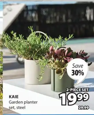 JYSK KAIE Garden planter set, steel offer