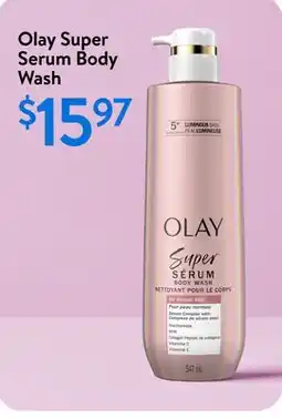 Walmart Olay Super Serum Body Wash offer