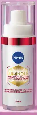 Walmart NIVEA LUMINOUS630 Dark Spot 30 mL offer