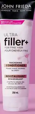 Walmart John Frieda ULTRAfiller+ Shampoo, Conditioner or Thickening Spray offer