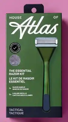 Walmart House of Atlas Tactical or Thunder Essential Razor Kit offer