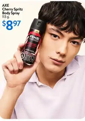 Walmart AXE Cherry Spritz Body Spray offer