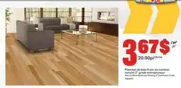 Matériaux Pont Masson Natural Birch Hardwood Flooring 3 Contractor Grade (20sqft) offer