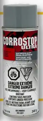 Matériaux Pont Masson Corrostop Anti-Rust Alkyd Spray Paint - Gray - 340 g offer