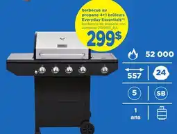 Maxi BARBECUE AU PROPANE 4+1 BRÛLEURS EVERYDAY ESSENTIALS offer