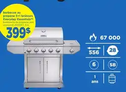 Maxi BARBECUE AU PROPANE 5+1 BRÛLEURS EVERYDAY ESSENTIALS offer