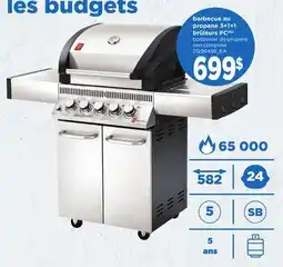 Maxi BARBECUE AU PROPANE 3+1+1 BRÛLEURS PC offer