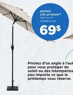 Maxi PARASOL LIFE AT HOME offer