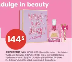 Pharmaprix JUICY COUTURE Viva La Juicy Bubbly Eau de parfum (100 mL), Viva La Juicy and Le Bubbly offer