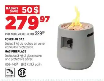 BMR FOYER AU GAZ offer