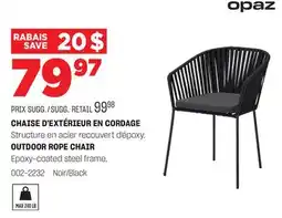 BMR CHAISE D'EXTÉRIEUR EN CORDAGE offer