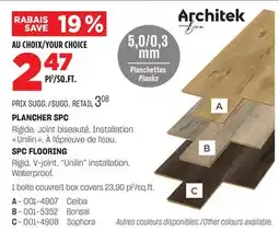 BMR PLANCHER SPC offer
