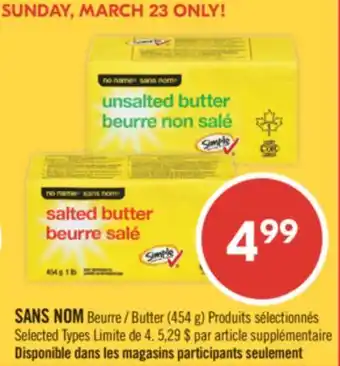 Pharmaprix NO NAME Butter (454g) offer