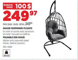 BMR CHAISE SUSPENDUE PLIANTE offer