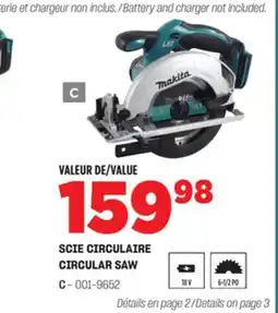 BMR SCIE CIRCULAIRE offer