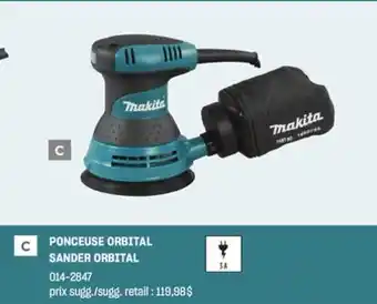 BMR PONCEUSE ORBITAL offer