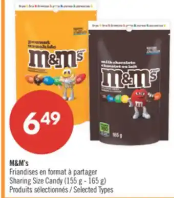 Pharmaprix M&M's Sharing Size Candy offer