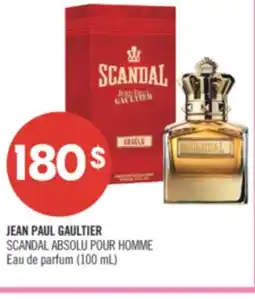 Pharmaprix JEAN PAUL GAULTIER SCANDAL ABSOLU POUR HOMME Eau de parfum offer