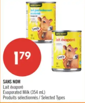 Pharmaprix NO NAME Evaporated Milk offer