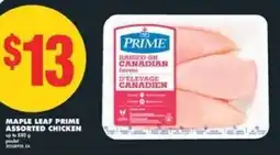 No Frills Maple leaf prime assorted chicken offer