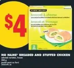 No Frills No name breaded and stuffed chicken offer