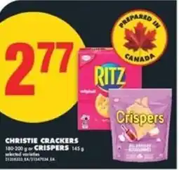 No Frills Christie crackers or crispers offer