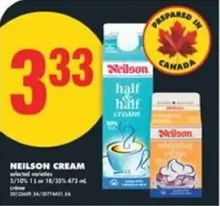 No Frills Neilson cream offer