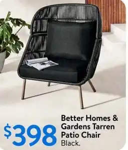 Walmart Better Homes & Gardens Tarren Patio Chair offer