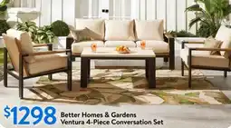 Walmart Better Homes & Gardens Ventura 4-Piece Conversation Set offer