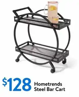 Walmart Hometrends Steel Bar Cart offer