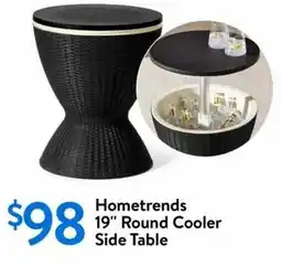 Walmart Hometrends 19" Round Cooler Side Table offer