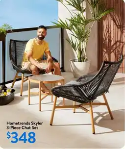 Walmart Hometrends Skyler 3-Piece Chat Set offer