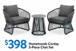 Walmart Hometrends Corday 3-Piece Chat Set offer