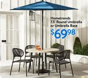 Walmart Hometrends 7.5' Round Umbrella or Umbrella Base offer