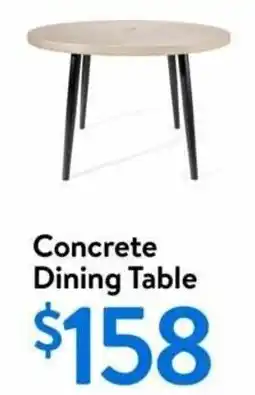 Walmart Concrete Dining Table offer