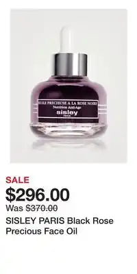 Holt Renfrew SISLEY PARIS Black Rose Precious Face Oil offer