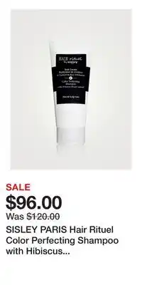 Holt Renfrew SISLEY PARIS Hair Rituel Color Perfecting Shampoo with Hibiscus flower extract offer