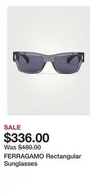 Holt Renfrew FERRAGAMO Rectangular Sunglasses offer