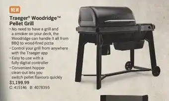 Cabela's Traeger Woodridge Pellet Grill offer