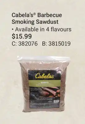 Cabela's Cabela's Barbecue Smoking Sawdust offer