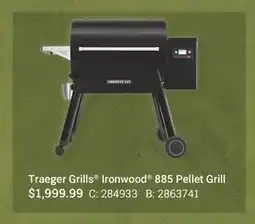 Cabela's Traeger Grills Ironwood 885 Pellet Grill offer