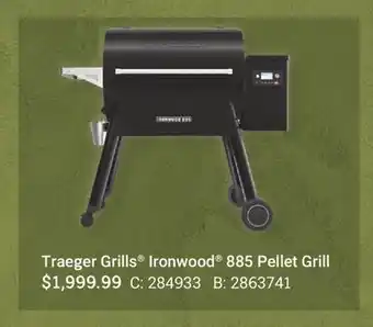 Cabela's Traeger Grills Ironwood 885 Pellet Grill offer