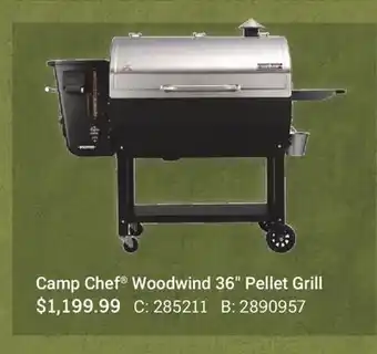 Cabela's Camp Chef Woodwind 36 Pellet Grill offer